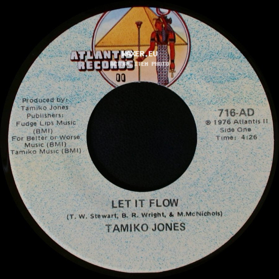 Tamiko Jones - Let It Flow / Cloudy side A