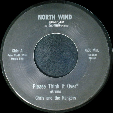 Chris And The Rangers - Please Think It Over / Sing Me A Tune side A