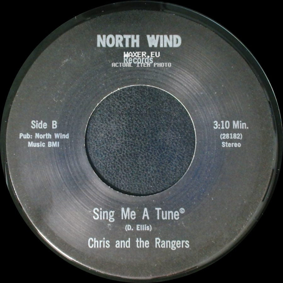 Chris And The Rangers - Please Think It Over / Sing Me A Tune side B