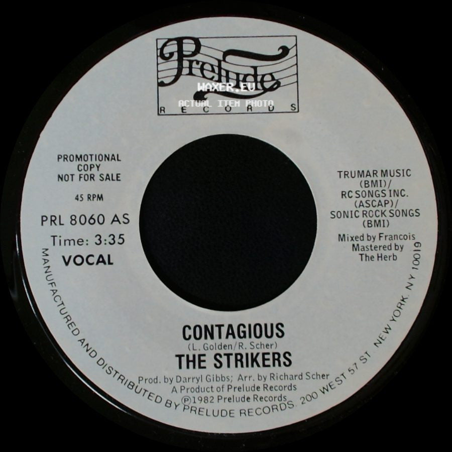 The Strikers - Contagious / Contagious side A
