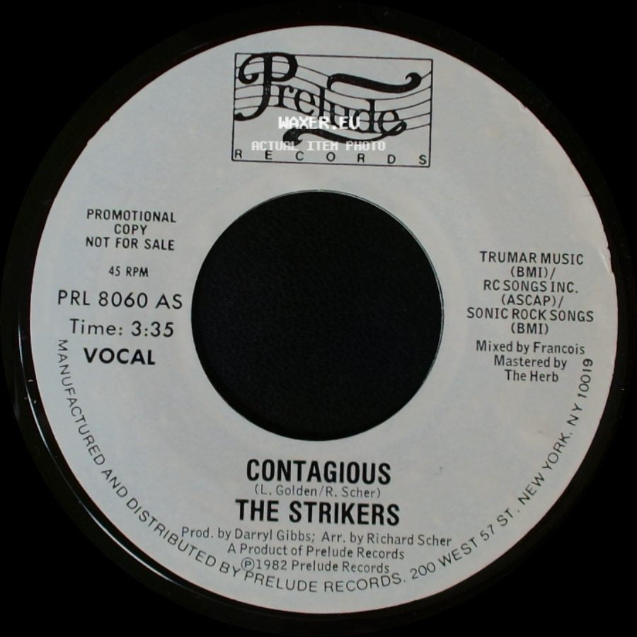 The Strikers - Contagious / Contagious side B