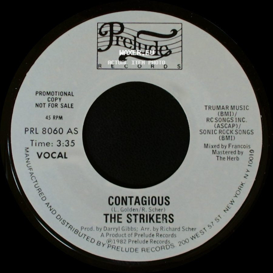 The Strikers - Contagious / Contagious side B