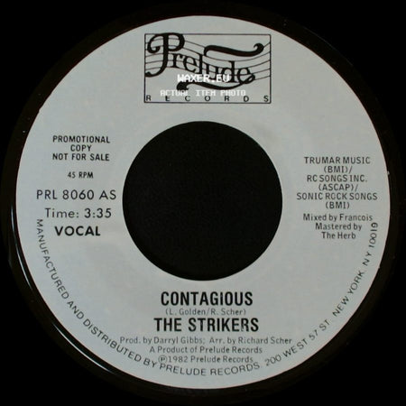 The Strikers - Contagious / Contagious side B