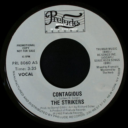 The Strikers - Contagious / Contagious side B