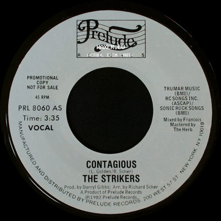 The Strikers - Contagious / Contagious side A