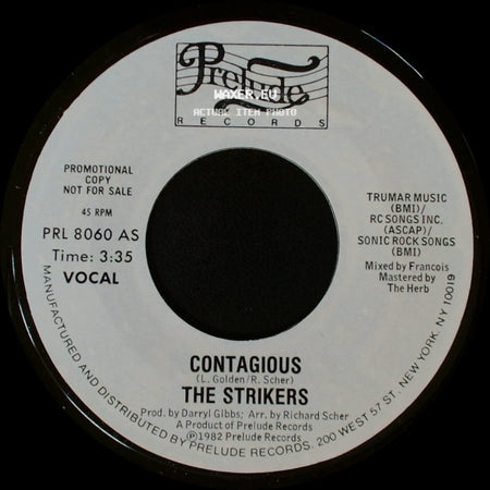 The Strikers - Contagious / Contagious side B