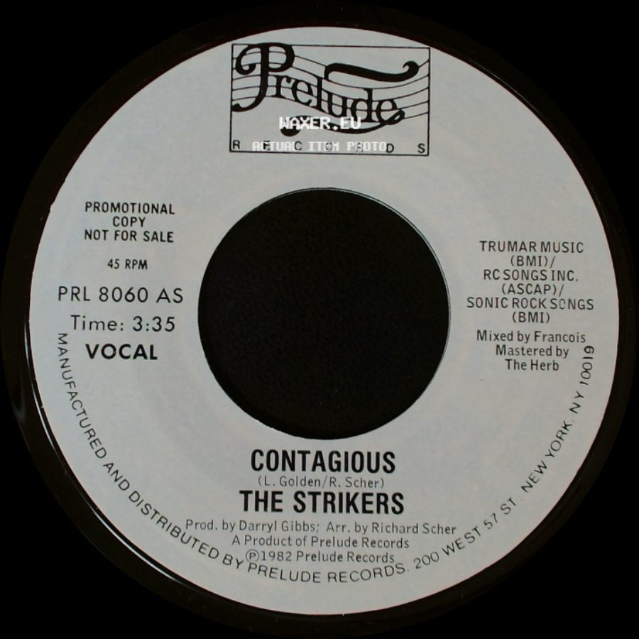 The Strikers - Contagious / Contagious side B