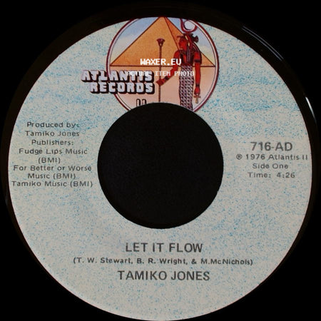 Tamiko Jones - Let It Flow / Cloudy side A