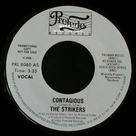 The Strikers - Contagious / Contagious side B