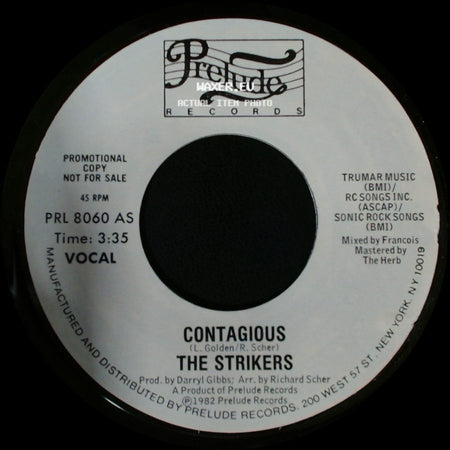 The Strikers - Contagious / Contagious side A