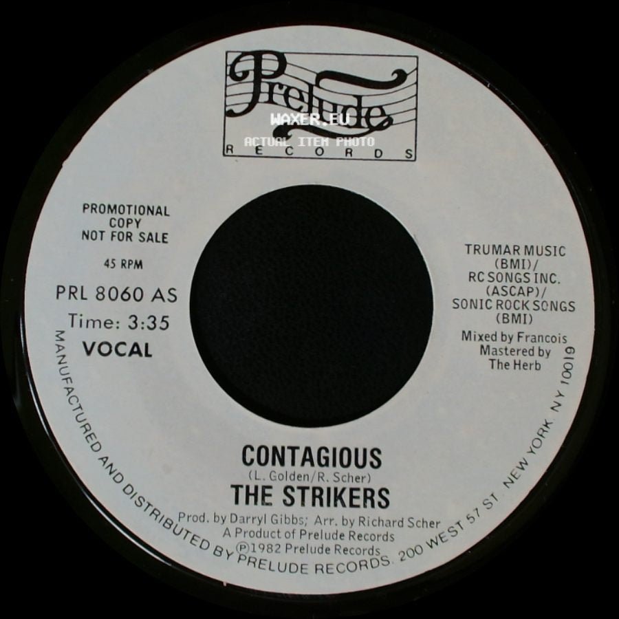 The Strikers - Contagious / Contagious side B