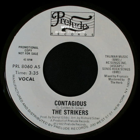The Strikers - Contagious / Contagious side B