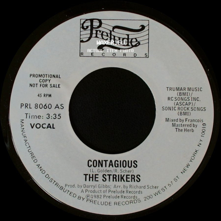 The Strikers - Contagious / Contagious side B