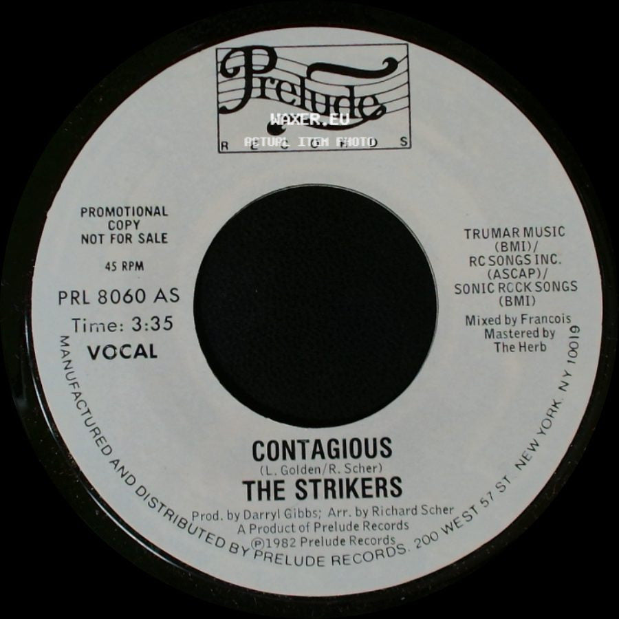 The Strikers - Contagious / Contagious side B