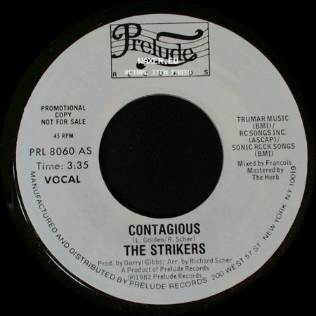 The Strikers - Contagious / Contagious side B
