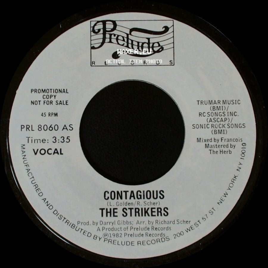The Strikers - Contagious / Contagious side B