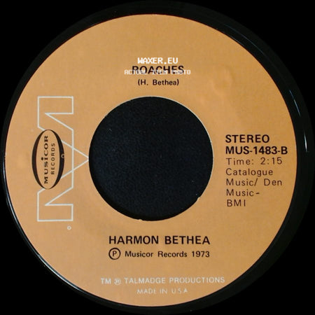 Harmon Bethea - Roaches / Talking About The Boss And I side A