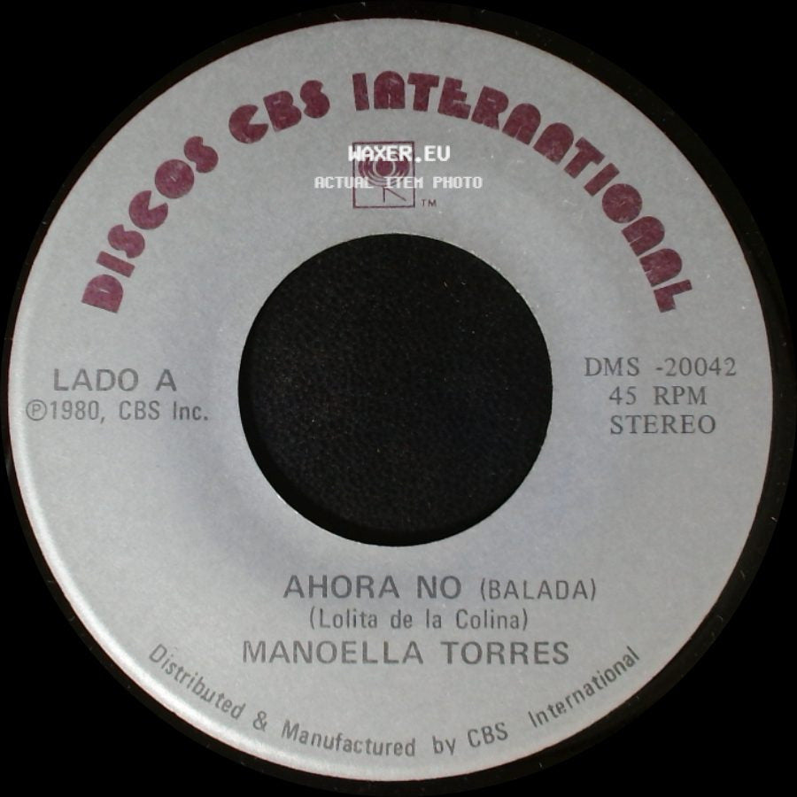 Manoella Torres - Ahora No (Balada) / Engañame (Balada) side A