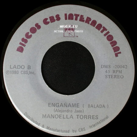 Manoella Torres - Ahora No (Balada) / Engañame (Balada) side B