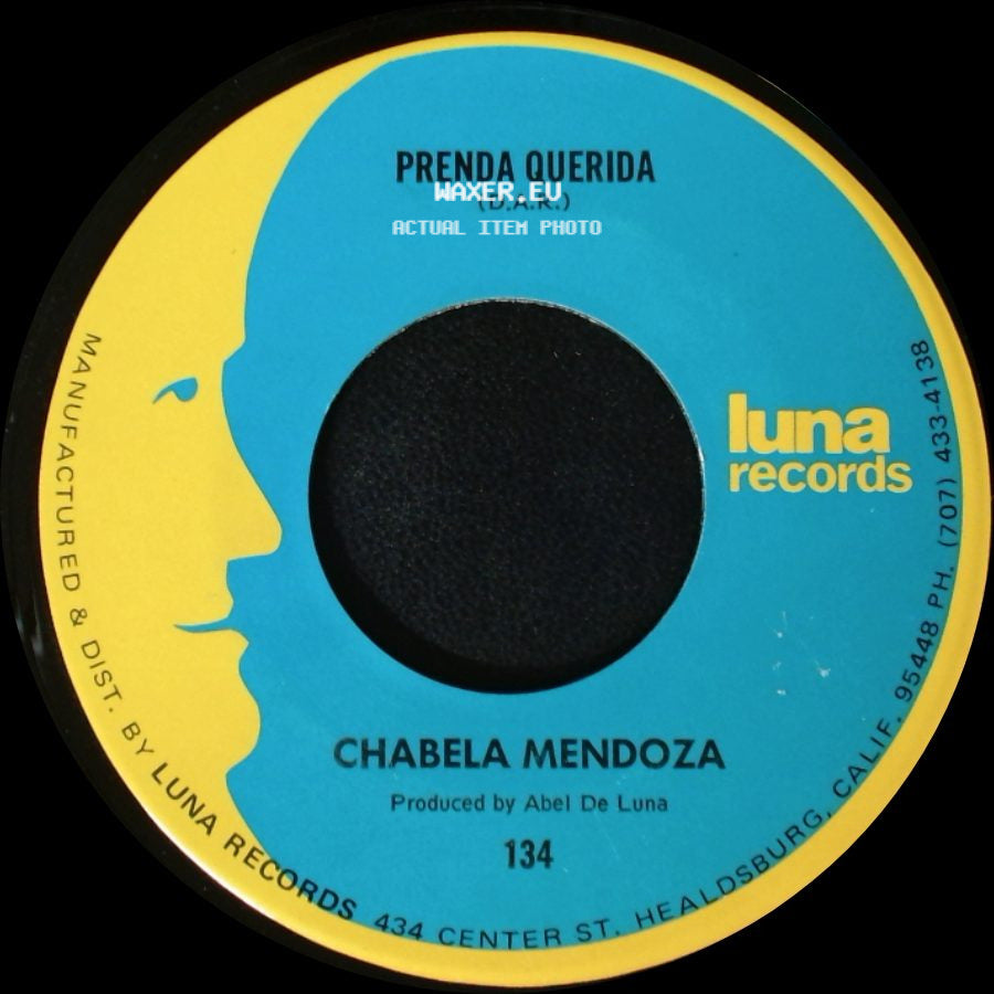 Chabela Mendoza - Prenda Querida / Turistas Contrabandistas side A
