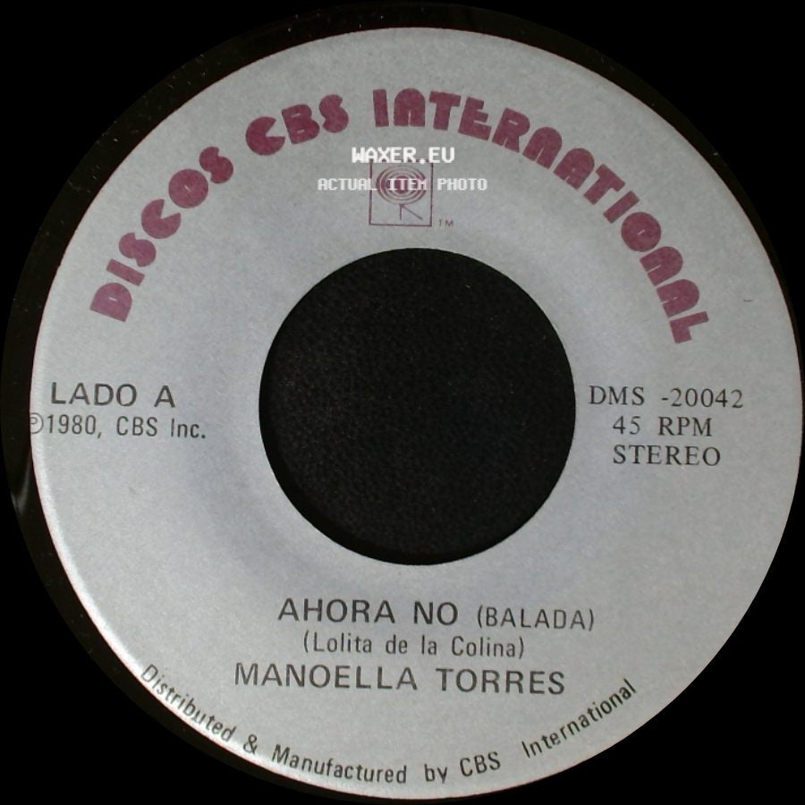 Manoella Torres - Ahora No (Balada) (Lolita De La Colina) / Engáñame (Balada) side A
