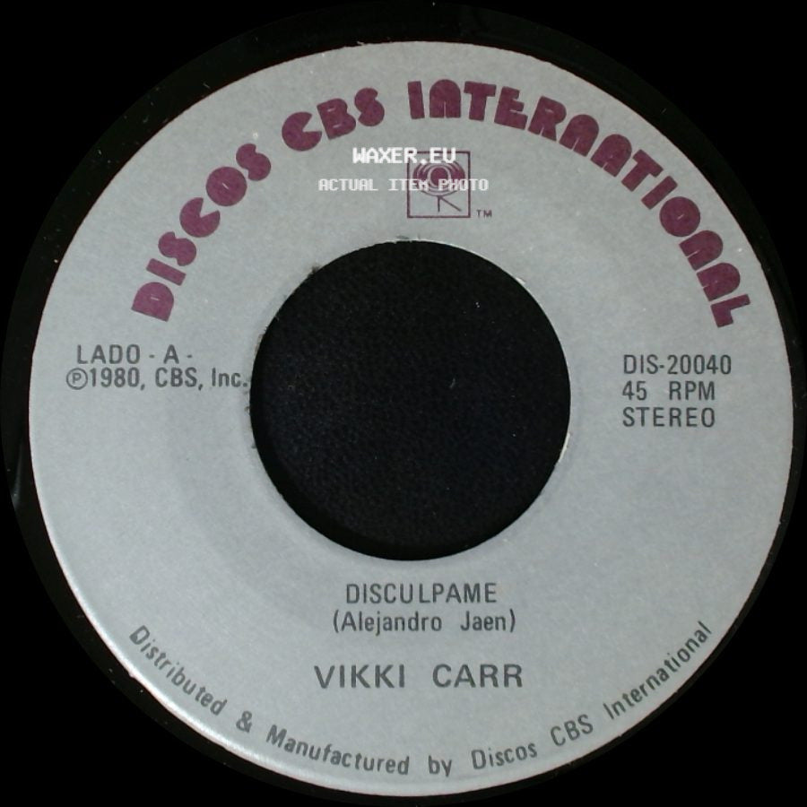 Vikki Carr - Disculpame / Rodeado De Amor (Roberto Cantoral) side A