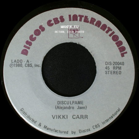 Vikki Carr - Disculpame / Rodeada De Nadie side A