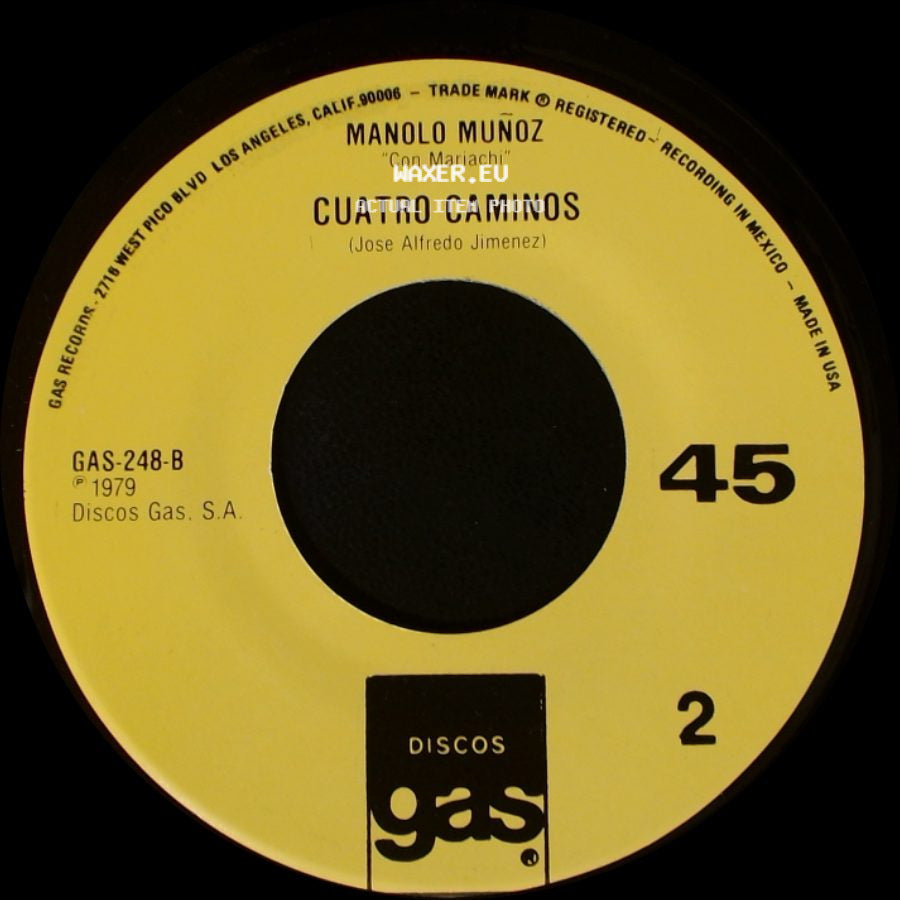 Manolo Muñoz - Cuatro Caminos / Animas Que No Amanezca side A