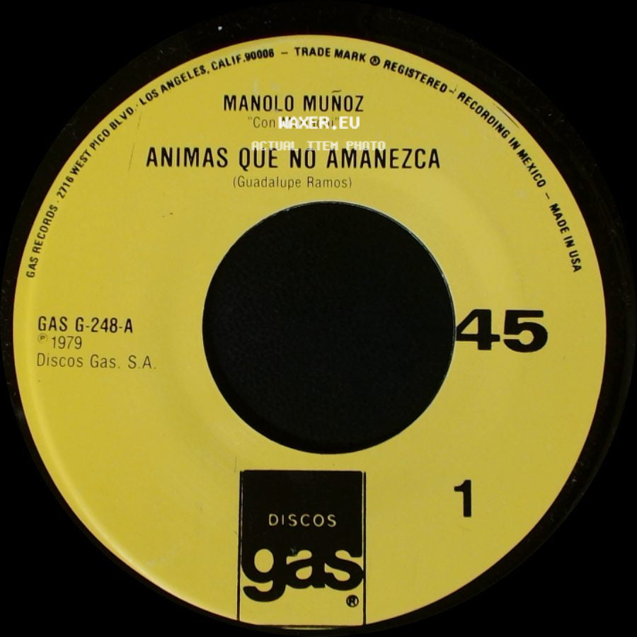 Manolo Muñoz - Cuatro Caminos / Animas Que No Amanezca side B