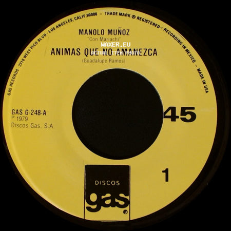 Manolo Muñoz - Animas Que No Amanezca / Cuatro Caminos side A
