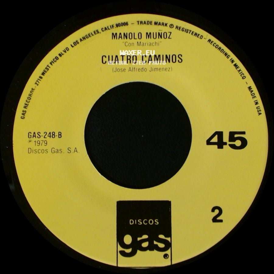 Manolo Muñoz - Animas Que No Amanezca / Cuatro Caminos side B