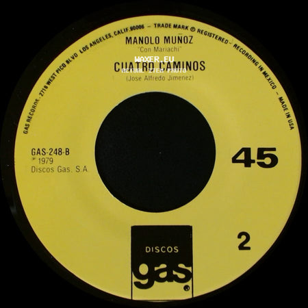 Manolo Muñoz - Animas Que No Amanezca / Cuatro Caminos side B