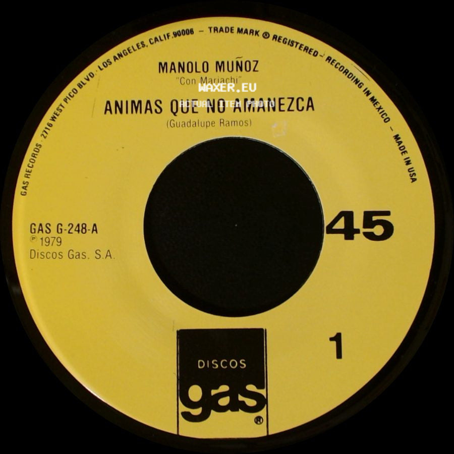 Manolo Muñoz - Animas Que No Amanezca / Cuatro Caminos side A