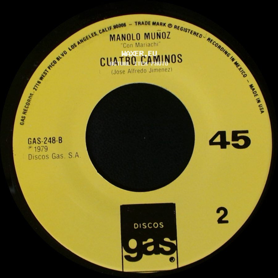 Manolo Muñoz - Animas Que No Amanezca / Cuatro Caminos side B