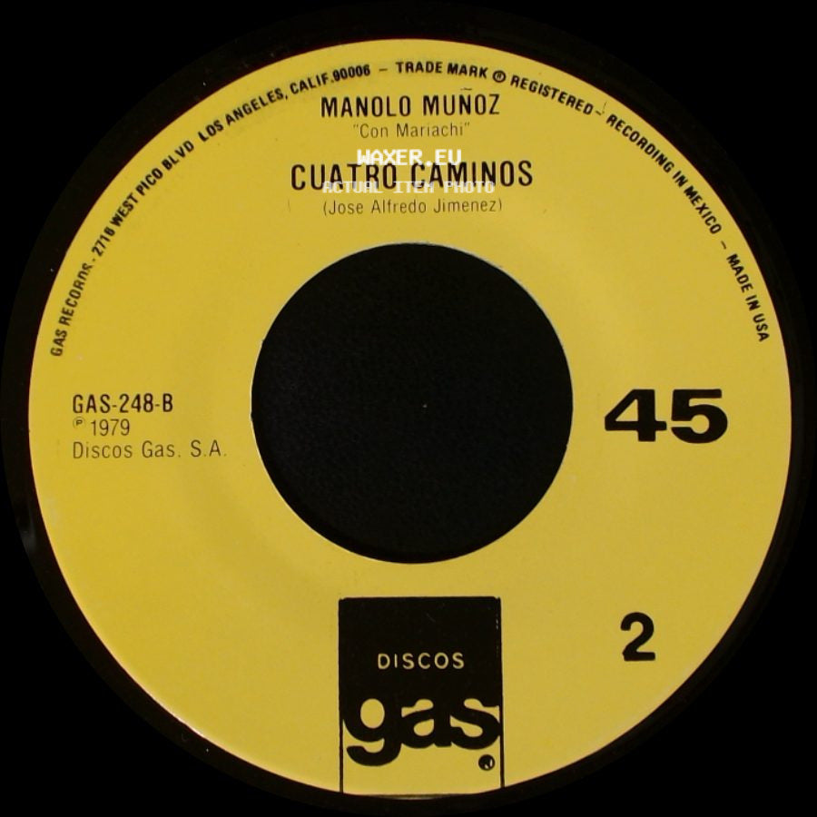 Manolo Muñoz - Animas Que No Amanezca / Cuatro Caminos side B