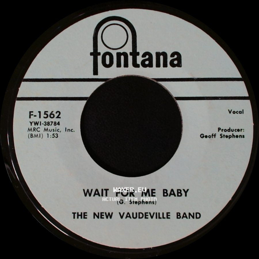 The New Vaudeville Band - Wait For Me Baby / Winchester Cathedral side A
