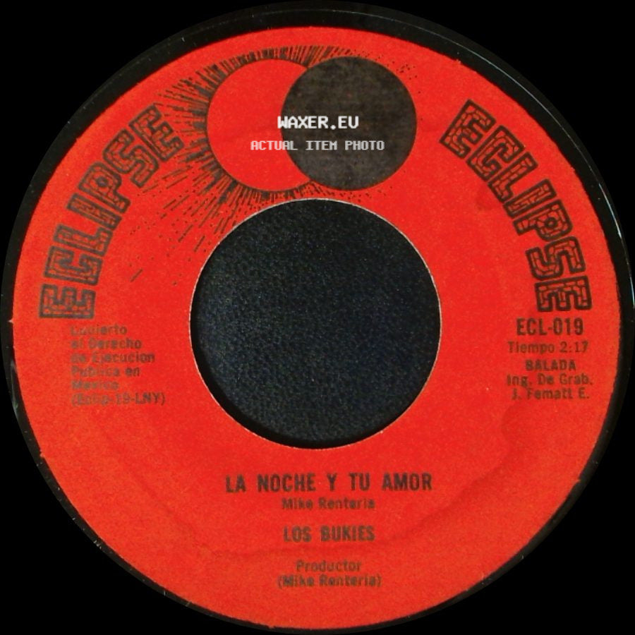 Los Bukies - Te Besare En Secreto / La Noche Y Tu Amor side B
