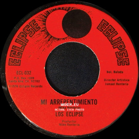 Los Eclipse - Mi Arrepentimiento / Cien Años side A