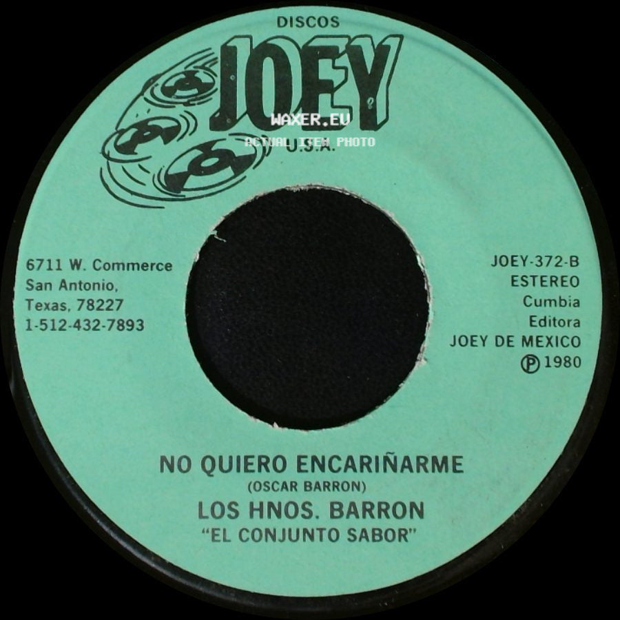 Los Hnos. Barron - 16 Toneladas / No Quiero Encariñarme side B