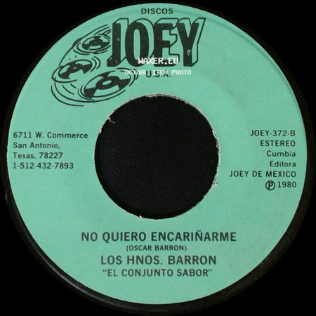 Los Hnos. Barron - 16 Toneladas / No Quiero Encariñarme side B