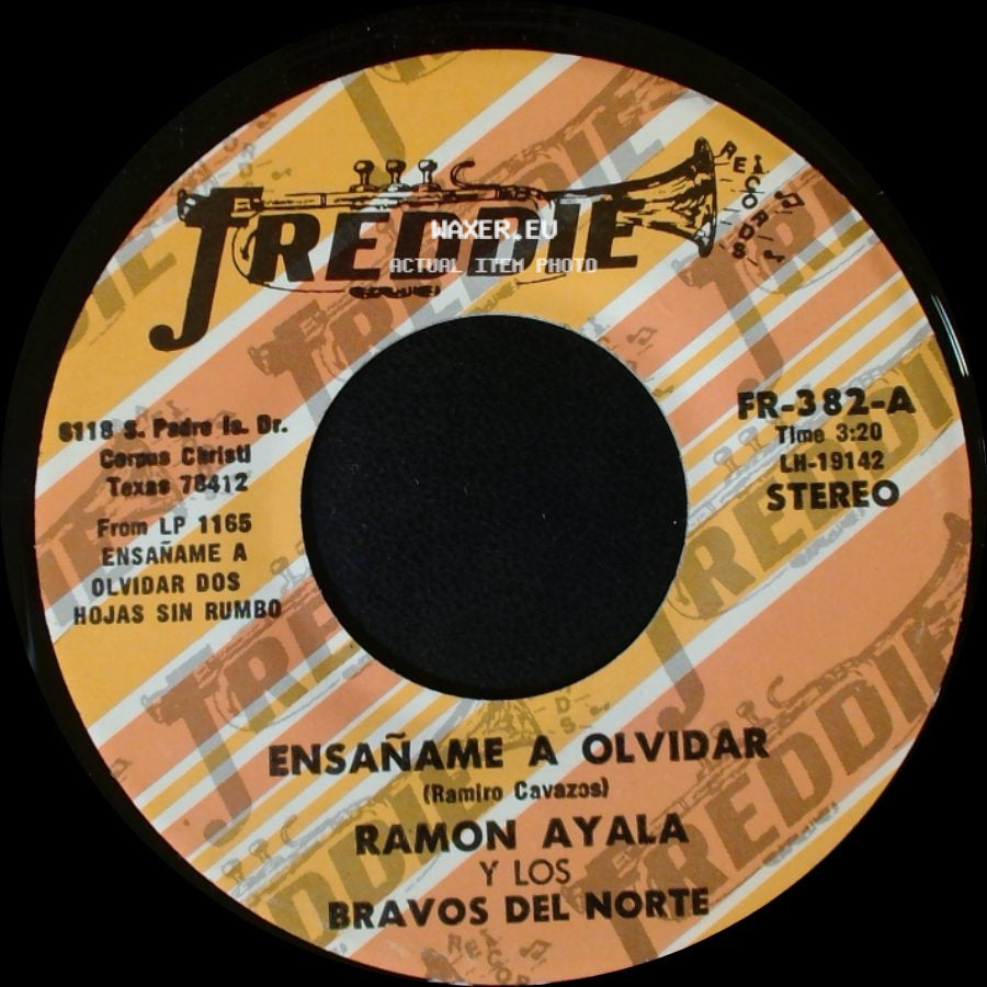 Ramon Ayala Y Los Bravos Del Norte - Ensañame A Olvidar / Dos Hojas Sin Rumbo side A