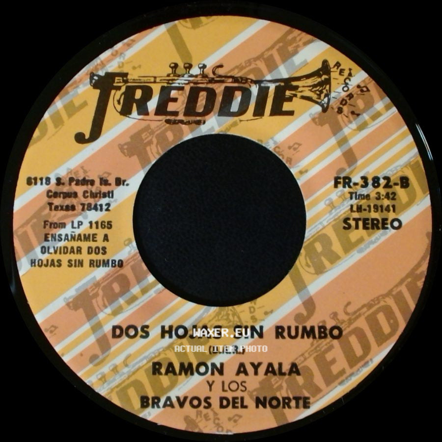 Ramon Ayala Y Los Bravos Del Norte - Ensañame A Olvidar / Dos Hojas Sin Rumbo side B