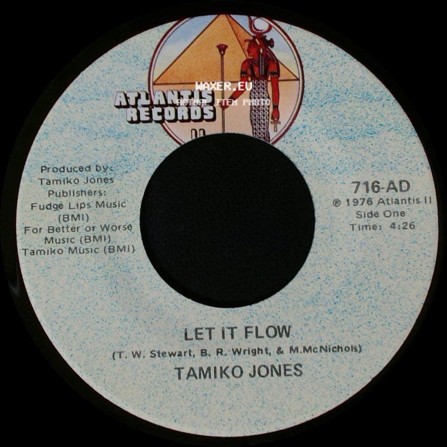 Tamiko Jones - Let It Flow / Cloudy side A