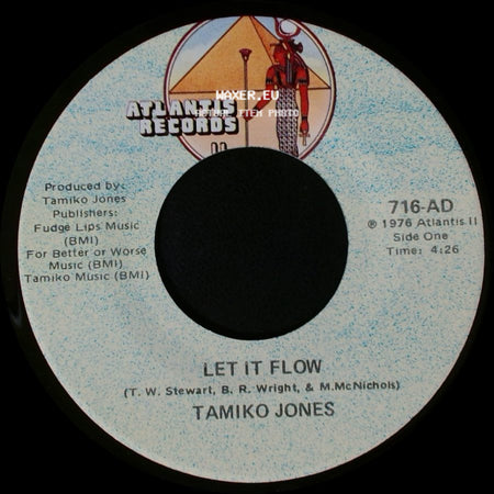 Tamiko Jones - Let It Flow / Cloudy side A