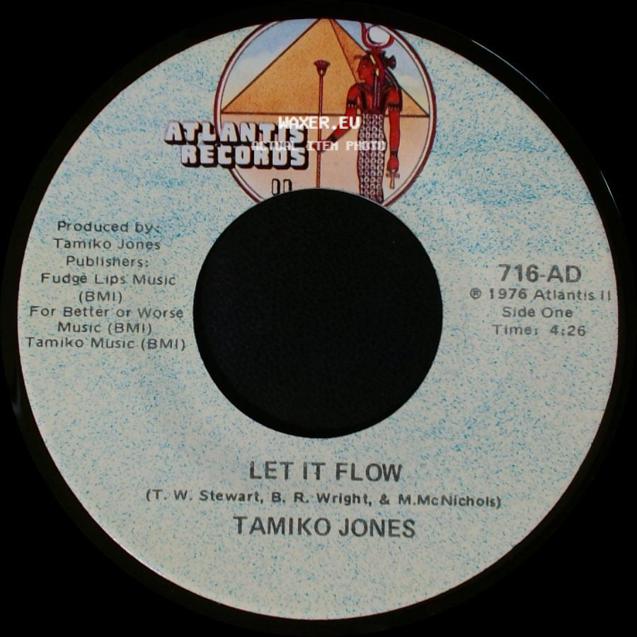 Tamiko Jones - Let It Flow / Cloudy side A