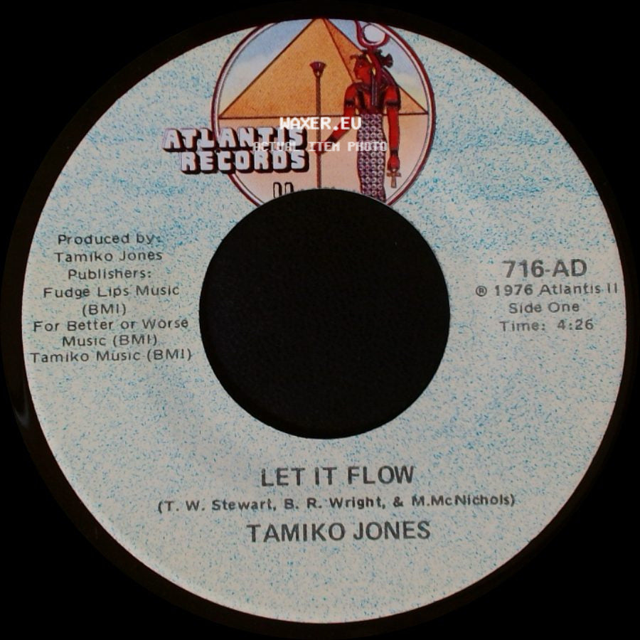 Tamiko Jones - Let It Flow / Cloudy side A
