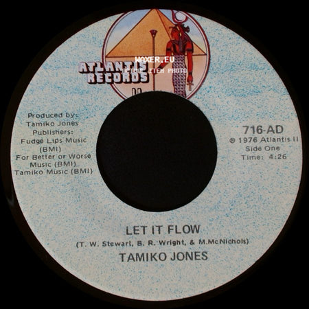 Tamiko Jones - Let It Flow / Cloudy side A