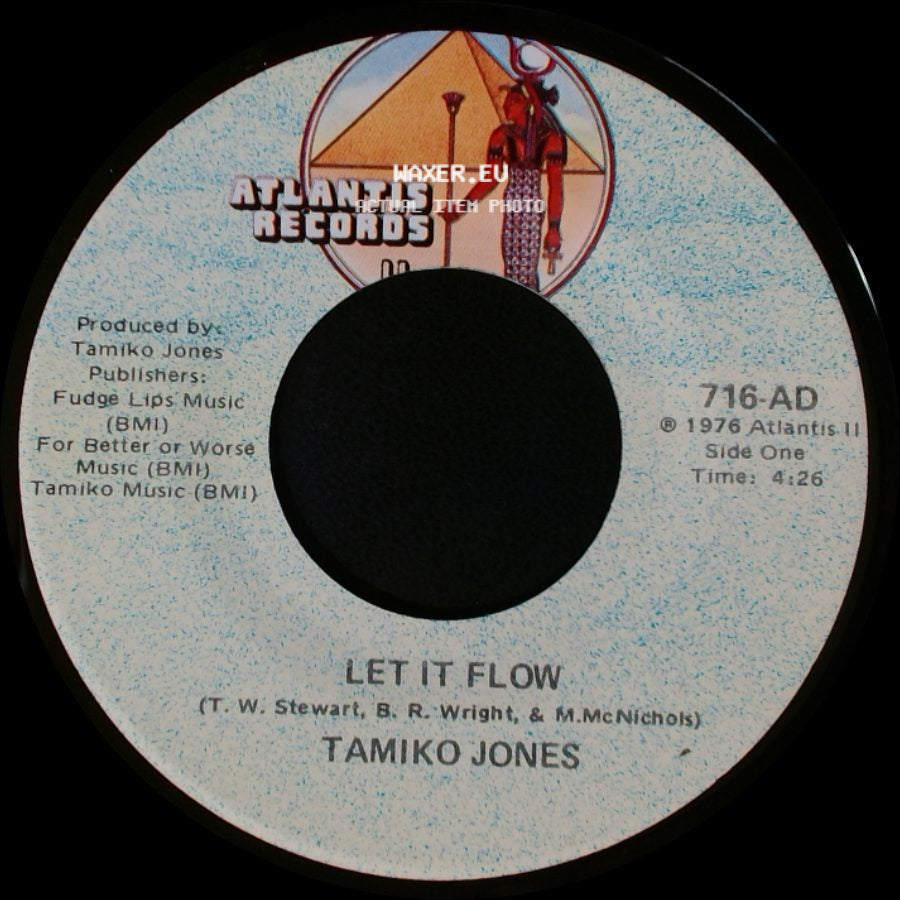 Tamiko Jones - Let It Flow / Cloudy side A