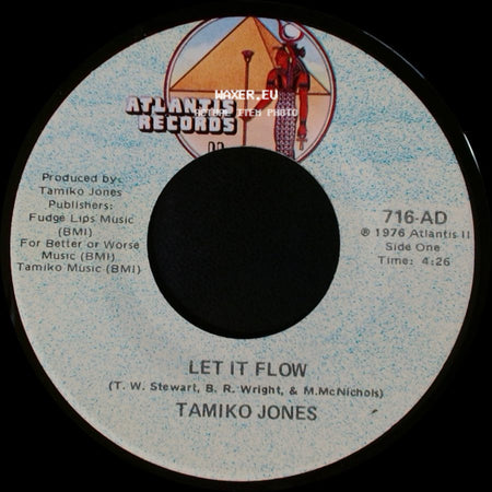 Tamiko Jones - Let It Flow / Cloudy side A