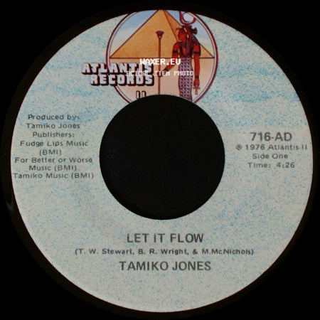 Tamiko Jones - Let It Flow / Cloudy side A